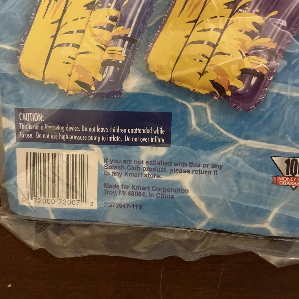 2X Splash Club Surf Rider Inflatable Float‎ Vintage 29